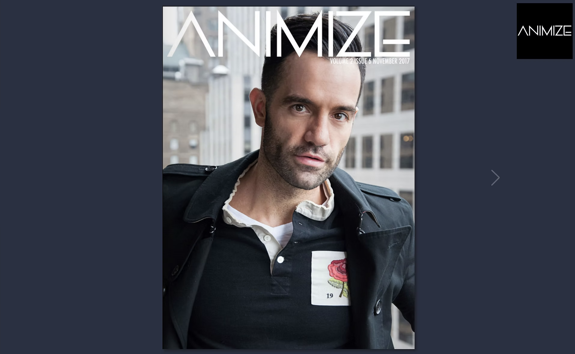ANIMIZE Magazine — front page